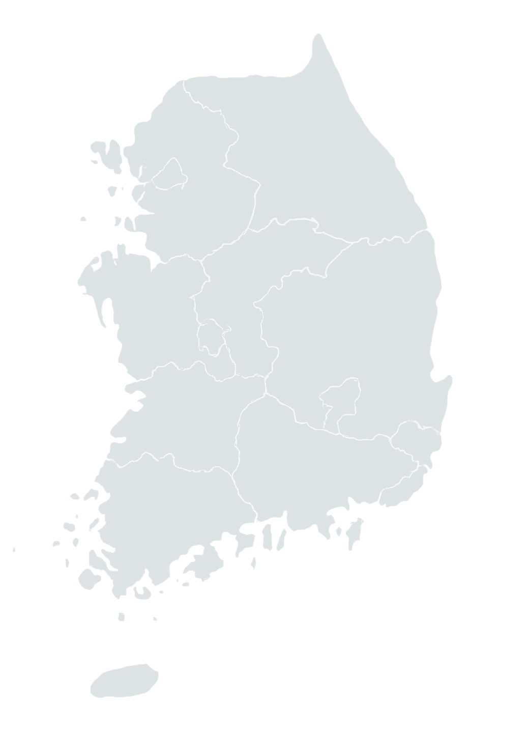 한국 지도